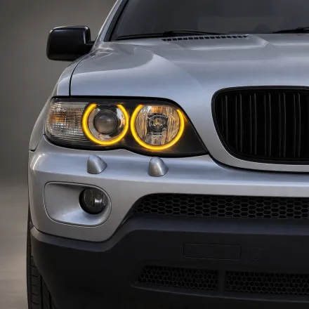 Желтые LED-маркеры ангельских глазок 10 Вт BMW
